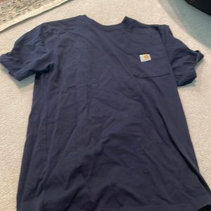 Mens carhartt tee, navy blue
